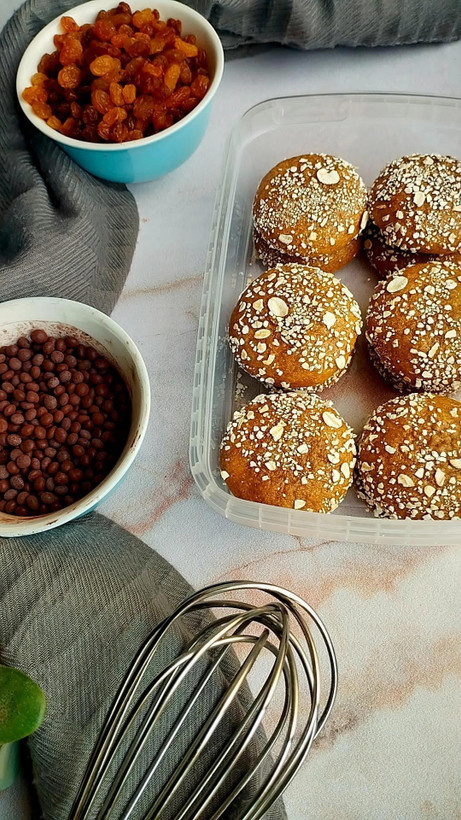 کوکی رژیمی جودوسر پرک شیرین شده با عسل