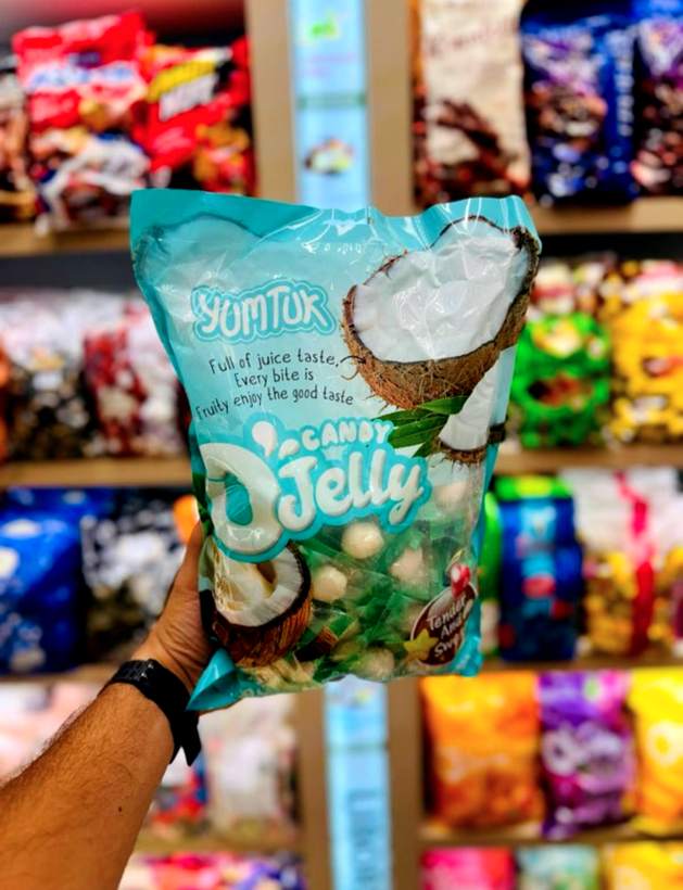 پاستیل خیس میوه ای نارگیلی candy jelly