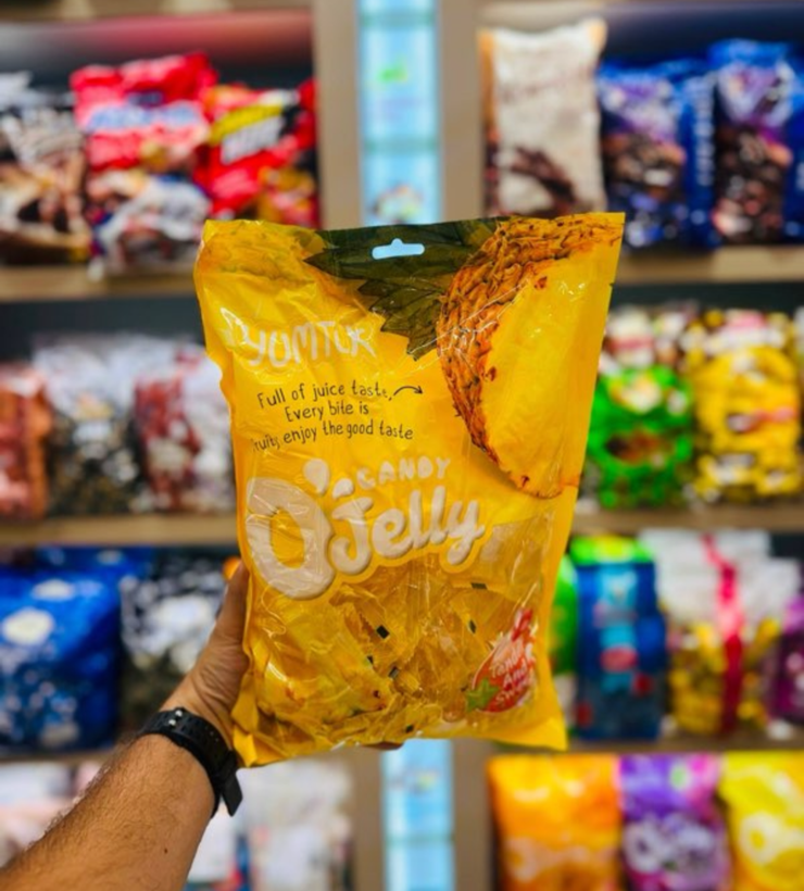 پاستیل خیس میوه ای آناناس candy jelly