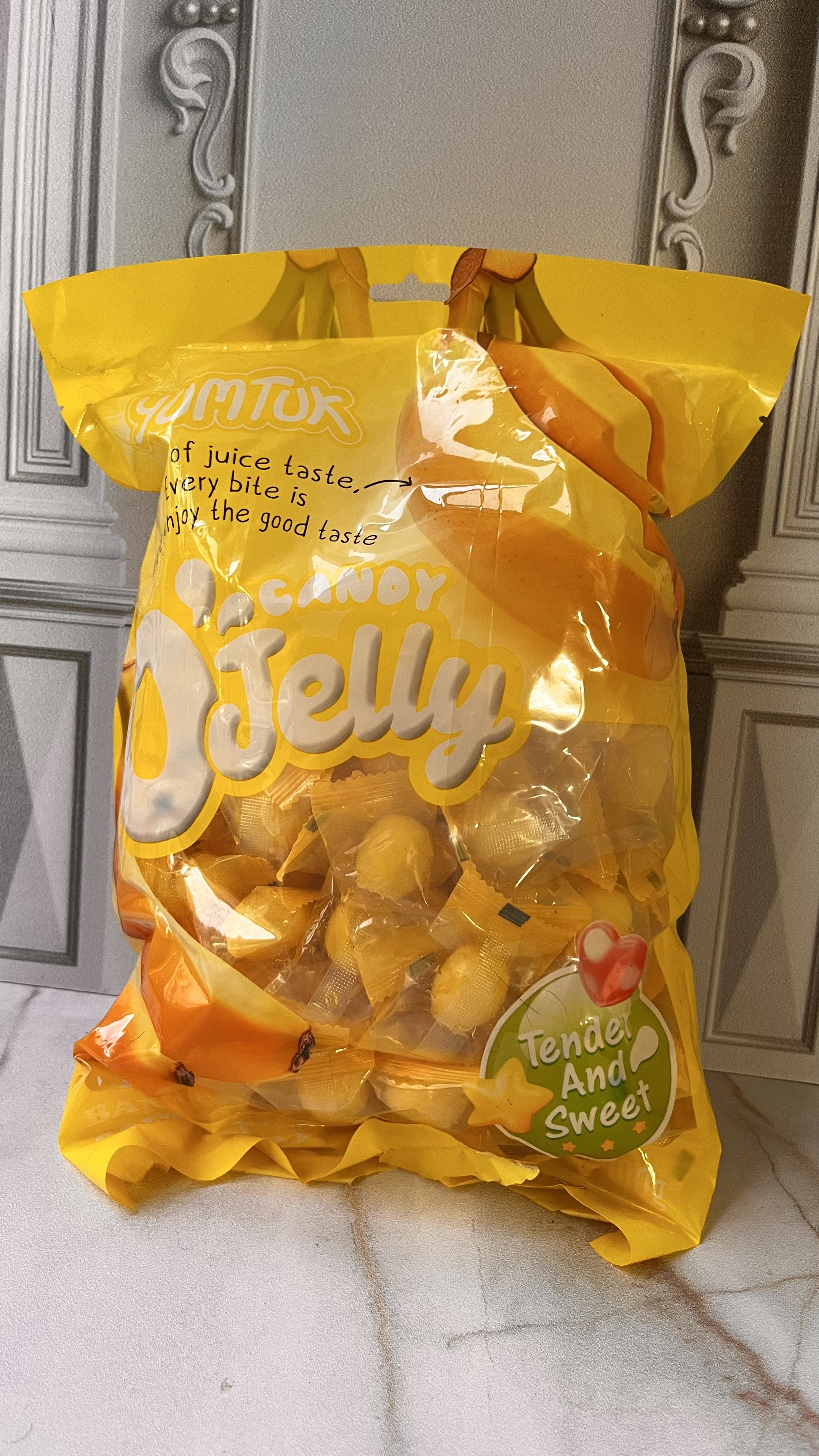 پاستیل خیس میوه ای  موزی  candy jelly