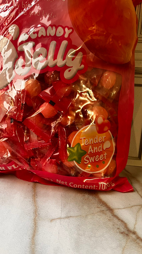 پاستیل خیس میوه ای هلو candy jelly
