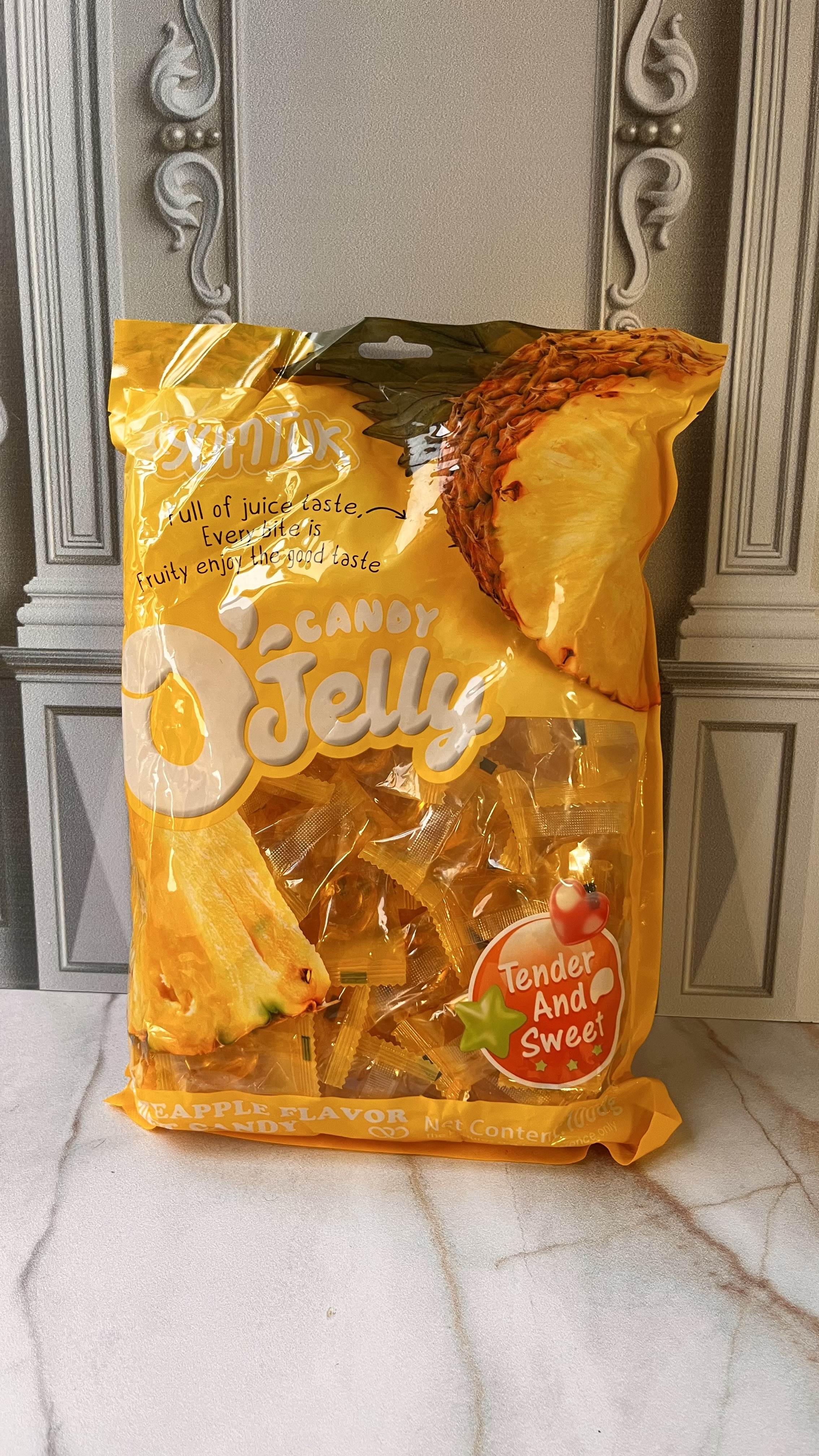 پاستیل خیس میوه ای  آناناس candy jelly