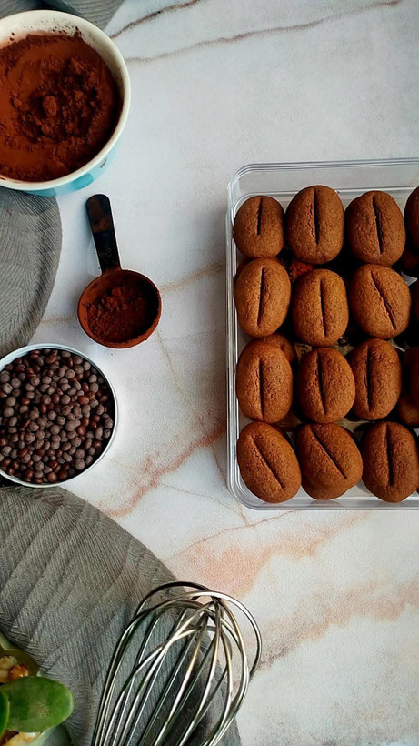 کوکی ۱۰ گرمی قهوه دربسته ها ی۵۰ عددی