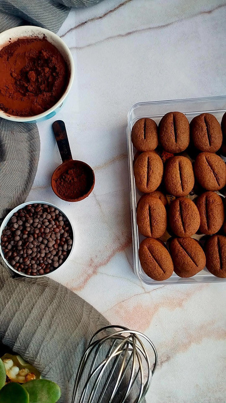 کوکی ۱۰ گرمی قهوه دربسته ها ی۵۰ عددی