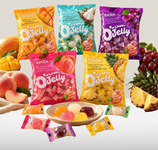 پاستیل خیس میوه ای نارگیلی candy jelly یک کیلویی