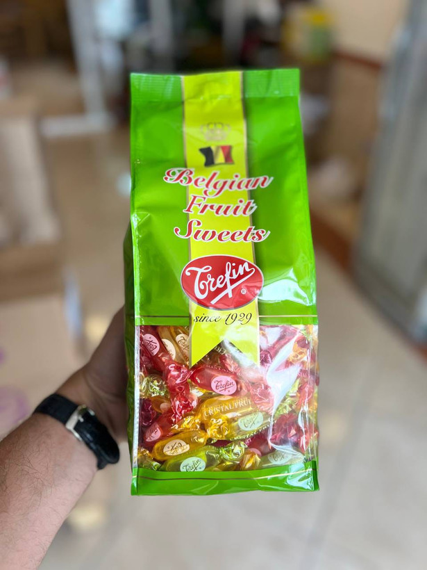 ابنبات کریستالی میوه ای بلژیکی ۵۰۰گرم-1000گرم